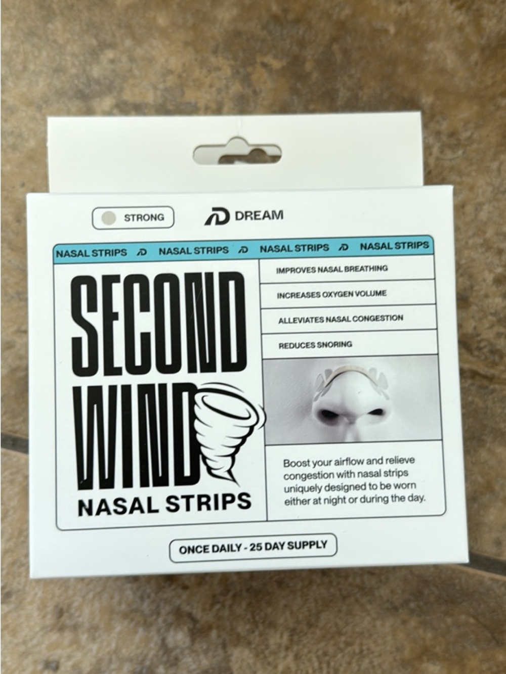 Second Wind Nasal Strips by DREAM